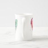 おもしろいガーリー決して忙しFizzyの骨の中国ムー ボーンチャイナマグカップ (裏面)