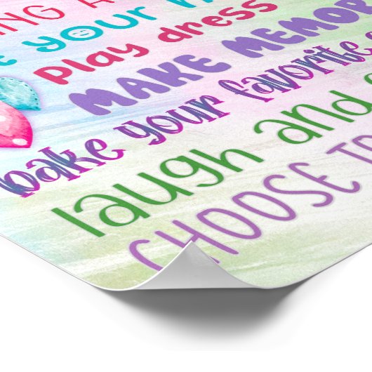 おもしろいガールズやる気を起こさせる引用文ポスター – 8x10 ポスター (角)