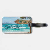 おもしろいガールズトリップ!メキシコカスタム ラゲッジタグ (裏面横)