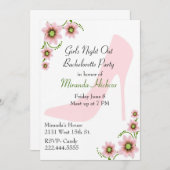 おもしろいガールズナイトウアバチェロレッテ招待状 招待状 (正面/裏面)