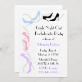 おもしろいガールズナイト私たちのバチェロレッテ招待状 招待状 (正面/裏面)