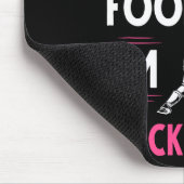 おもしろいガールホッケーギフト女性のための子供のためのアイスホッケープラン マウスパッド (コーナー)