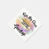 おもしろいキスマイクラスサヨナーブリップ スタンダードカクテルナプキン (角)