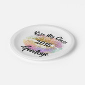 おもしろいキスマイクラスサヨナーブリップ ペーパープレート (アングル)