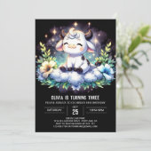 おもしろいキッズカウー誕生日 招待状 (スタンド正面)