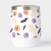 おもしろいキッズハロウィンパターン (背面)