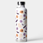 おもしろいキッズハロウィンパターン ウォーターボトル (右面)