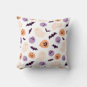 おもしろいキッズハロウィンパターン クッション (正面)