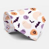 おもしろいキッズハロウィンパターン ネクタイ (ロール)