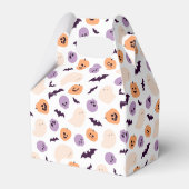 おもしろいキッズハロウィンパターン フェイバーボックス (裏面サイド)