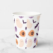 おもしろいキッズハロウィンパターン 紙コップ (右)
