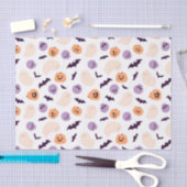 おもしろいキッズハロウィンパターン 薄葉紙 (クラフト)