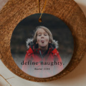 おもしろいキッズファミリー2写真クリスマス メタルオーナメント