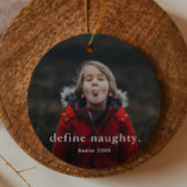 おもしろいキッズファミリー2写真クリスマス メタルオーナメント