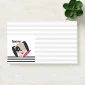 おもしろいキッズマンガお気に入りのー犬の白い子犬 ポストイット (オフィス)