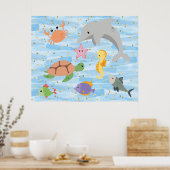 おもしろいキッズ ポスター (キッチン)