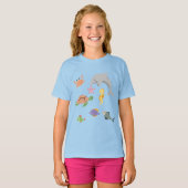 おもしろいキッズ Tシャツ (正面フル)