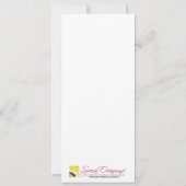 おもしろいキッズVIPパスイベントチケットフォトパーティー紫 招待状 (裏面)