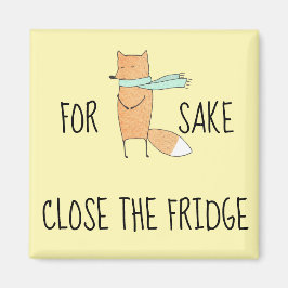 おもしろいキツネ冷蔵庫 マグネット