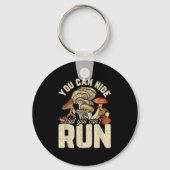 おもしろいキノコデザイン隠れはできるが隠れはでき走ない キーホルダー (正面)