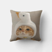 おもしろいキャットインダックハット装飾用クッション クッション (裏面)