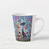 おもしろいキャットエスプレッソジャバモチャキュートコーヒーカフェ カフェラテマグ (右)