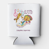 おもしろいキャットタコスタカトクリスチャン 缶クーラー (正面)