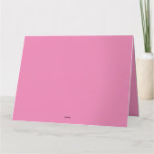 おもしろいキャットバニー耳カスタム付きイースターカード カード (裏面)