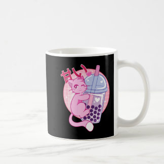 おもしろいキャットボバ茶バブルティーアニメかわいいギフトガール コーヒーマグカップ