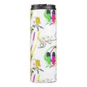 おもしろいキャラクター学校の用品。カスタムモデル2 タンブラー (裏面)