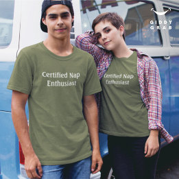 おもしろいキャラクター引用文認定昼寝愛好家 Tシャツ