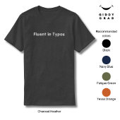 おもしろいキャラクター引用文Typosに堪能 Tシャツ