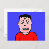 おもしろいキャラクター ポストカード (正面/裏面)