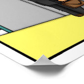 おもしろいキャリアパス職場ポスター ポスター (角)