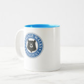 おもしろいキャリッジパークレジデントシール ツートーンマグカップ (正面左)