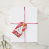 おもしろいキャンディカモフラージュ小妖精や小人 ギフトタグ (より糸付き)