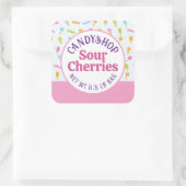 おもしろいキャンディショップ包装シール スクエアシール (バッグ)