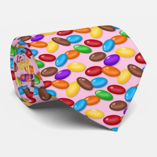 おもしろいキャンデーパターンメンズタイ ネクタイ (ロール)