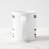 おもしろいキャンプことわざとマシュマロ&フレンズ ジャンボコーヒーマグカップ (裏面)