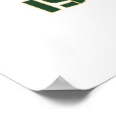 "おもしろいキャンプはテントの中"屋外アドベンチャープン ポスター (角)