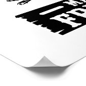 おもしろいキャンプはワードアートをルール ポスター (角)