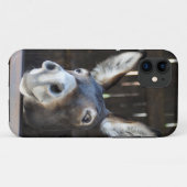 おもしろいキュートドンキーファーム動物名前をカスタムする Case-Mate iPhoneケース (裏面(横))