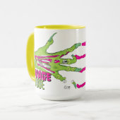 おもしろいキュート暗い凶暴モードゾンビアンチドートロード マグカップ (正面左)