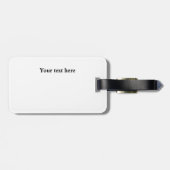 おもしろいキューバ引用文キューバ国旗 ラゲッジタグ (裏面横)