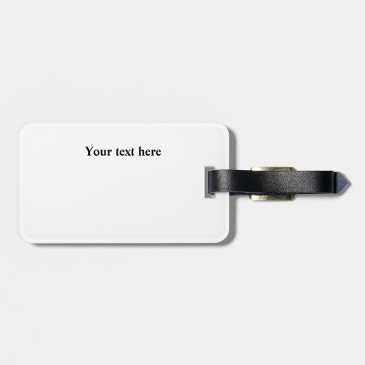 おもしろいキューバ引用文キューバ国旗 ラゲッジタグ (裏面横)