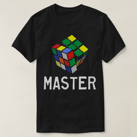 おもしろいキューブマスター Tシャツ (デザイン正面)