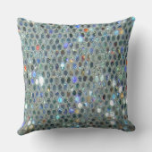 おもしろいキラキラ輝く輝カラフルききらきら光る クッション (裏面)