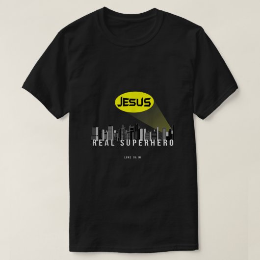 おもしろいキリスト教の賜物の聖句イエス実在すごい Tシャツ (デザイン正面)