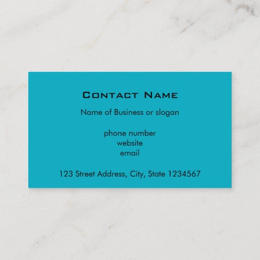 おもしろいキリンが舌を出した 名刺 (裏面)