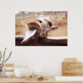 おもしろいキリンのポスター – アフリカ国外 – プリント (キッチン)